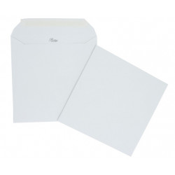 BOITE DE 250 ENVELOPPES VELIN EXTRA BLANC 215X215 135G AUTOADHESIVES