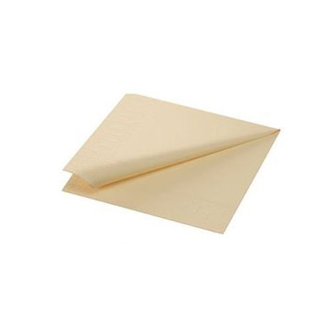 SERVIETTES OUATE 40X40CM 2 PLIS CRÈME COLIS DE 1250