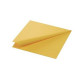 SERVIETTES OUATE 40X40CM 2 PLIS JAUNE COLIS DE 1250