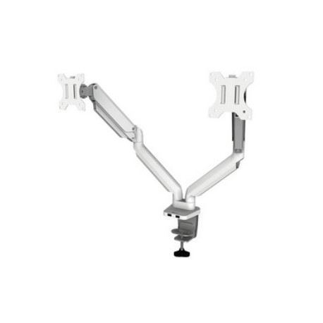 BRAS PORTE ÉCRAN DOUBLE PLATINUM SERIES BLANC