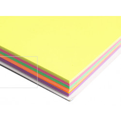 BLOC NOTES Q-CONNECT QUICK NOTES 70X100MM 100F ELECTO STATIQUES REPOSITIONNABLES COLORIS NEON