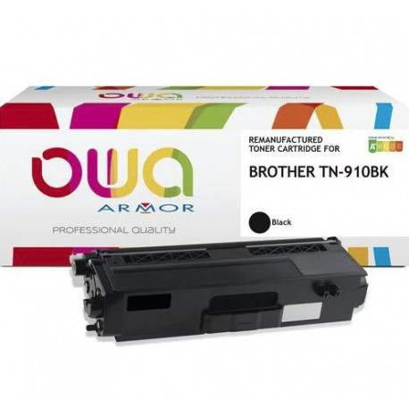 TN910BK TONER NOIR P/BROTHER ULTRA HAUTE CAPACITÉ OWA