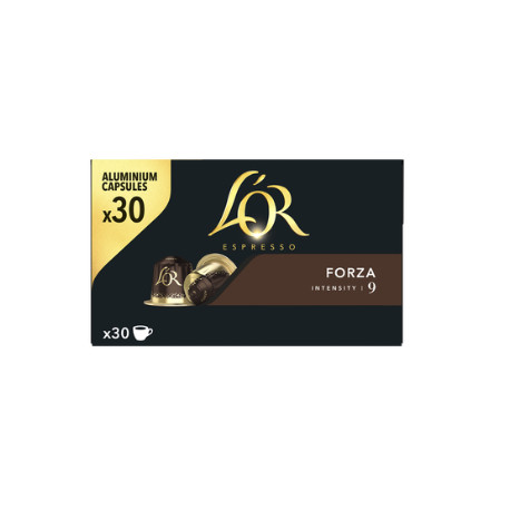 CAFE CAPSULES *BTE30* P/NESPRESSO OR FORZA