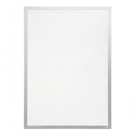 CADRE AFFICHAGE ADHESIVE POSTER 70X100 ARGENT DURAFRAME  DURABLE 