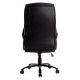 FAUTEUIL DE DIRECTION SIMILI CUIR NOIR BASE ACIER MAX