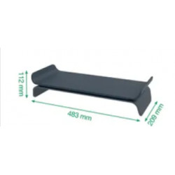 SUPPORT ÉCRAN  27" MAX RÉGLABLE HT 5,5 x 7,7 CM GRIS FONCE  LEITZ ERGO L48.3 x P20,9 x H11,2 cm
