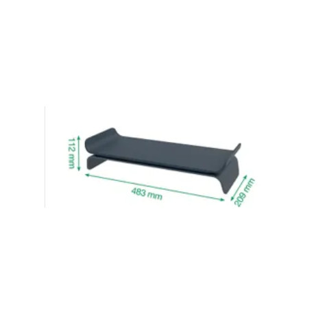 SUPPORT ÉCRAN  27" MAX RÉGLABLE HT 5,5 x 7,7 CM GRIS FONCE  LEITZ ERGO L48.3 x P20,9 x H11,2 cm