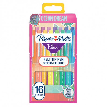 POCHETTE DE 16 FEUTRES FLAIR OCÉAN DREAM