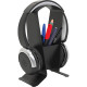 SUPPORT CASQUE + POT CRAY METAL NOIR RECYCLABLE ALBA L13,8 H22,5 P8 CM