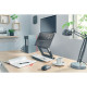 SUPPORT ORDINATEUR PC DE 13A15"MULTI-ANGLE PORTABLE GRIS FONCE L 25,8xP25,3 xH4,5 cm  DIN 26800 EN ISO 15537 LEITZ ERGO 