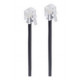 CABLE MODULAIRE RJ11-RJ11 MALE 10M NOIR BASIC-S