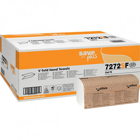 ESSUIE MAINS PLIAGE V PQTDE15X200F(3000F) 2 PLIS GAUFFRE CONTACT ALIMENTAIRE ECOLABEL ELTEX 7272SF SAVE PLUS