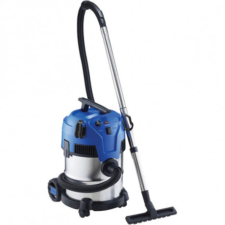 ASPIRATEUR EAU ET POUSSIÈRES DE 22L NILFISK 40L/SECONDES  CUVE INOX + BROSSE MIXTE+BEOSSE SUCEUR BISEAUTE 