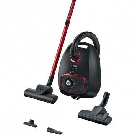 ASPIRATEUR SAC BOSCH 850W POWER PROTECT 75dB  FIL 11M SAC 4L (SAC REF 594043 )+BROS SUCEUR CJOINTS ET SOLS DURS 