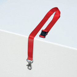 BOÎTE DE 10 LACETS TEXTILE RECYCLÉS ROUGE