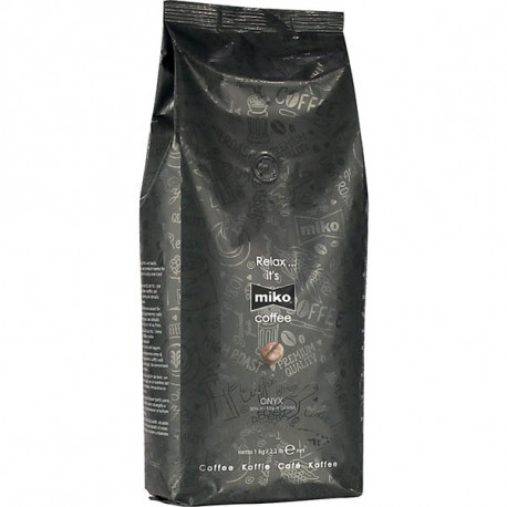 CAFÉ GRAIN 50% ARABICA 50% ROBUSTA ONYX PAQUET 1 KG MIKO