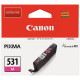 CANON 531 CARTOUCHE JET D'ENCRE MAGENTA AUTHENTIQUE (CLI-531M)