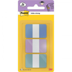 CARTE DE 36 INDEX RIGIDE STANDARD FORMAT 25,4 X 38 MM BLEU VIOLET VERT