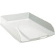 CORBEILLE A C COURRIER AUTENTIK BLANC P/A4+ 24X32   90% RECYCLE AGEC RECYCLABLE ANGE BLEU L25,5 H6,5 P34,7CM 