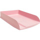 CORBEILLE A C COURRIER AUTENTIK  ROSE PASTEL P/A4+ 24X32   90% RECYCLE AGEC RECYCLABLE ANGE BLEU L25,5 H6,5 P34,7CM 