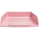 CORBEILLE A C COURRIER AUTENTIK  ROSE PASTEL P/A4+ 24X32   90% RECYCLE AGEC RECYCLABLE ANGE BLEU L25,5 H6,5 P34,7CM 