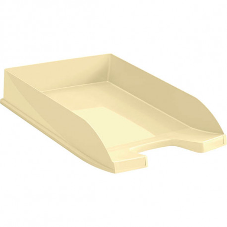 CORBEILLE A  COURRIER FIRST JAUNE PALE