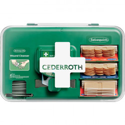DISTRIBUTEUR SOINS DES PLAIES MINEURES PANSEMENT +LINGETTES  (REF 838735+865169+321869+36931+946662X1) CEDERROTH