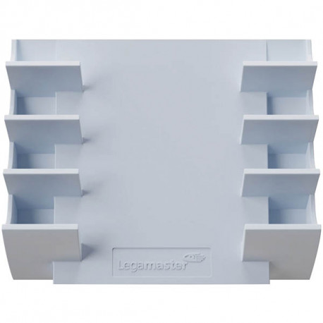 PORTE MARQUEURS TABLEAU VERRE 4 PLACES BLEU