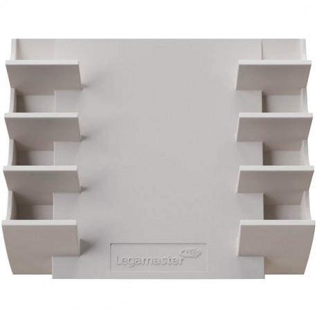 PORTE MARQUEURS TABLEAU VERRE 4 PLACES GRIS