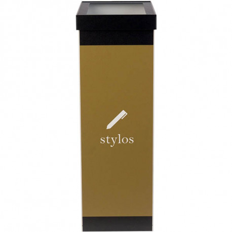 POUBELLE TRI SELECTIF  CAPSULES DE CAFE  NOIR  60L L36,3 H76 P26,3 CM PAPERFLOW 