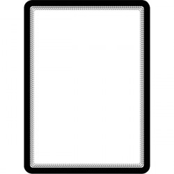 SACHET DE 2 POCHETTES ADHÉSIVES REPOSITIONNABLES MAGNETO A4 NOIR