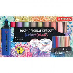 SET DE 10 SURLIGNEURS BOSS FLOWERS