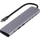 STATION D'ACCUEIL USB-C 8 PORTS TNB