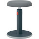TABOURET ASSIS/DEBOUT ERGO GRIS FONCÉ DE 46A 79 CM P/MAX10KG RECYCLABLE LEITZ DIN26800 ISO15537