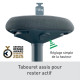 TABOURET ERGOACTIVE ASSISE TRIANGUL.PENCHEE OU HORIZONTALE REGLAB.EN HAUTEUR DE 47 A 64CM - 110KG ERGO GRIF