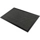 TAPIS de sols INTÉRIEUR ANTI-SALISSURES 60X80CM GRIS semelle vinyle lavable brosse et eau a 30° passage modéré