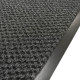 TAPIS de sols INTÉRIEUR ANTI-SALISSURES 80X120CM GRIS semelle vinyle lavable brosse et eau a 30° passage modéré