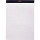 BLOC DE BUREAU RHODIA BLACK 80 FEUILLES, FORMAT A4, LIGNÉ, PAPIER BLANC 80G