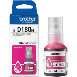 BROTHER BTD180 BOUTEILLE JET D'ENCRE MAGENTA AUTHENTIQUE (BTD180M)