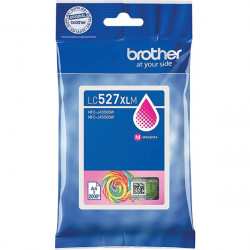 BROTHER SUCETTE CARTOUCHE D'ENCRE MAGENTA AUTHENTIQUE LC527XLM