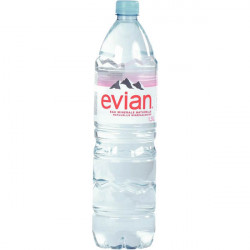 EAU PLATE  EVIAN 1.5L PQT6 RECYCLABLE FAB France 