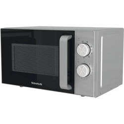 FOUR MICRO ONDES 20L BLANC 700W  GRILL 900W 5 NIVEAUX DE PUISSANCE MINUTERIE 30 MINUTES TAURUS  11KG L46,6 X H26,8 XP38,5 CM