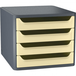 MODULE DE CLASSEMENT 4TIROIRS  FIRST JAUNE PALE