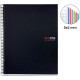 NOTEBOOK MIQUELRIUS FORMAT A4, 150 FEUILLES 70G, QUADRILLÉ 5X5, COUVERTURE PP NOIR