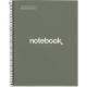 NOTEBOOK MIQUELRIUS FORMAT A4, 80 FEUILLES 90G, QUADRILLÉ 5X5, COUVERTURE CARTON RIGIDE VERT