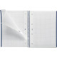 NOTEBOOK MIQUELRIUS FORMAT A4, 80 FEUILLES 90G, QUADRILLÉ 5X5, COUVERTURE PP MARINE