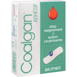  PANSEMENTS COALGAN 2 FORMATS72X25 MM + 72X34 MM BTE12 FARMOR FAB France 