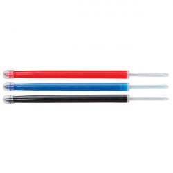 RECHARGES TABLEAUX BLISTER DE 3 BLANCS BLEU, NOIR ET ROUGE