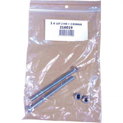 VISSERIE P/PIED 2VIS+2ECROUS