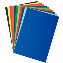 AFFICHE COULEURS ÉCLATANTES 85G 60X80CM PAQUET DE 250 FEUILLES ASSORTIES